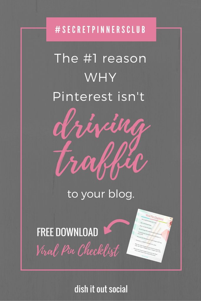 The #1 Reason Why Pinterest Isn't Driving Traffic To Your Blog