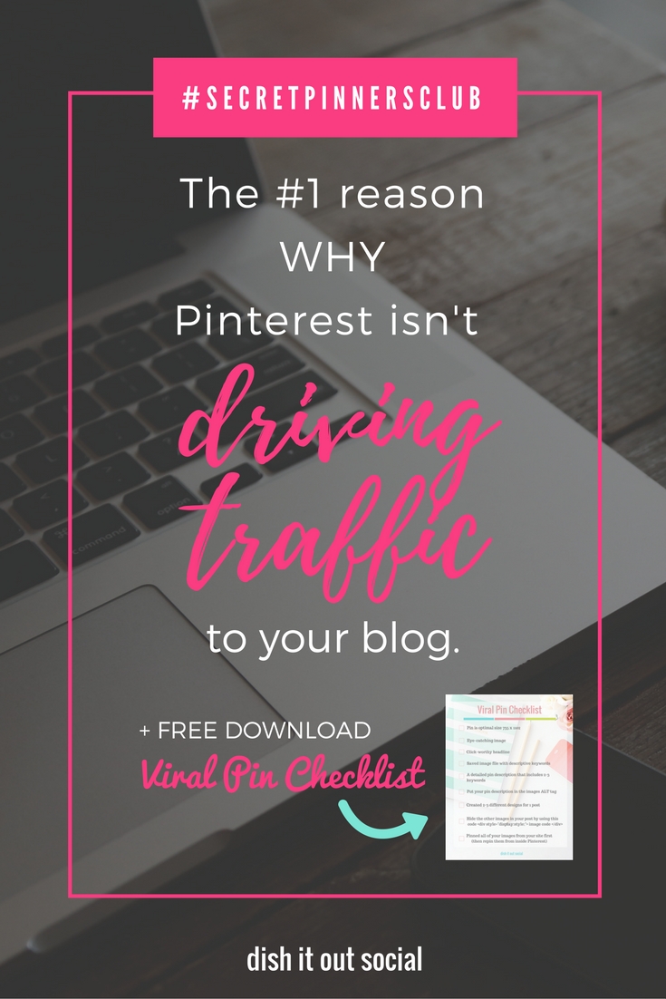 If your a new blogger trying to figure out why Pinterest isn't driving traffic to your blog, then you need to read this. Blogging tips // Pinterest Marketing