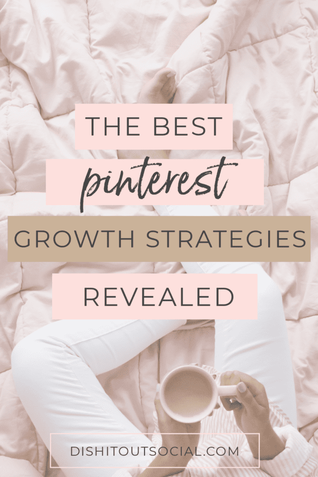 In this post I reveal the best Pinterest growth strategies. If you want to grow your traffic from Pinterest these tips will help you do it.