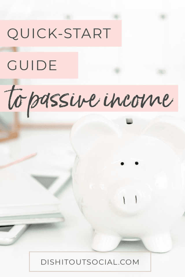 If you want to start creating passive income in your business... I can show you how. This quick-start guide to passive income will show you 3 different ways I use Pinterest to grow my passive income. #passiveincome 