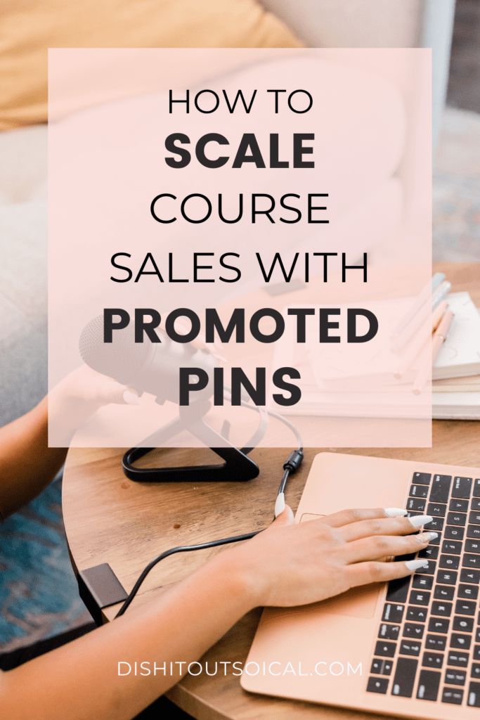 Scale your course sales with Pinterest advertising.