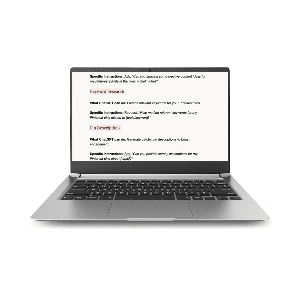 15 ChatGPT Prompts for Pinterest
