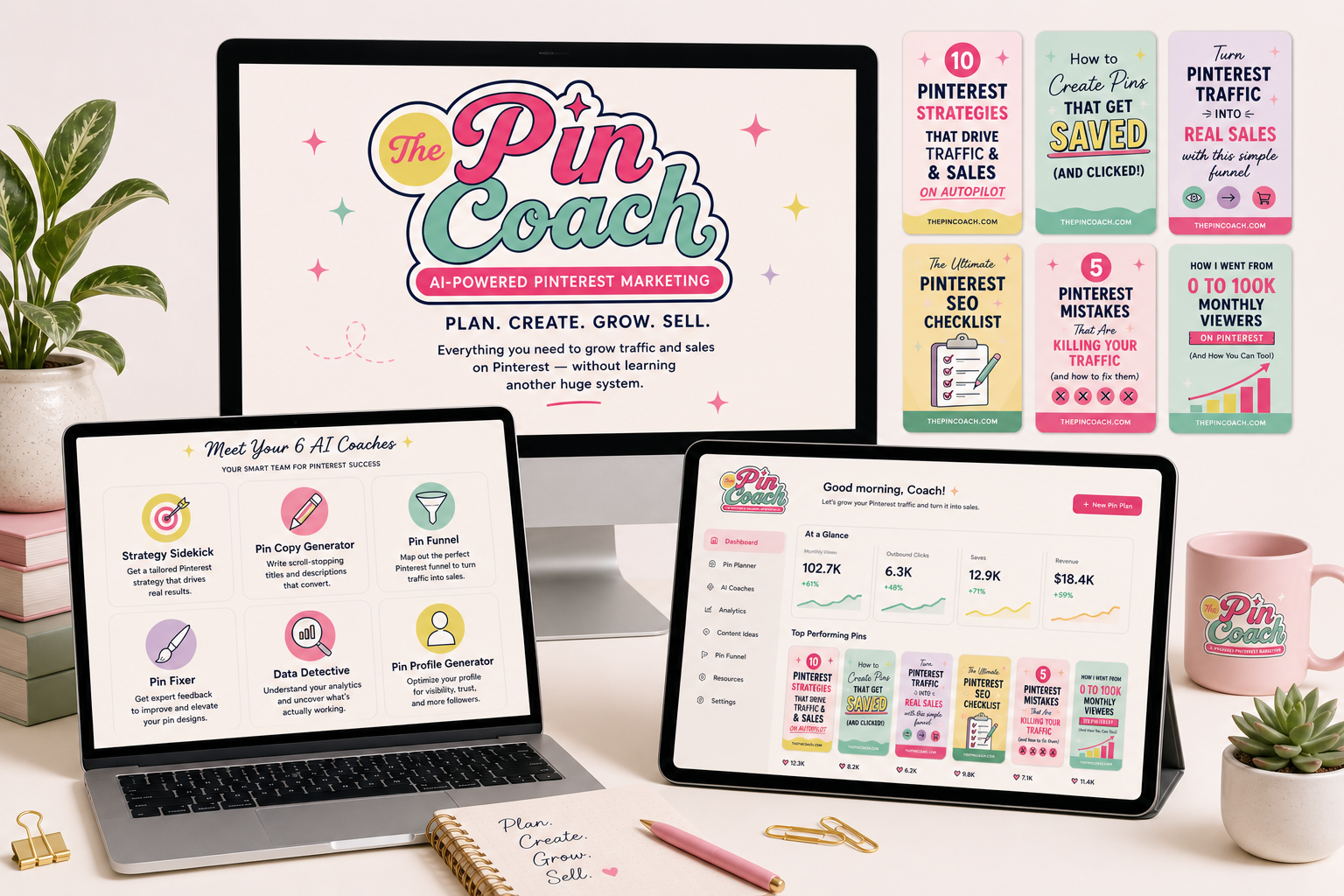 The Pin Coach AI Pinterest system
